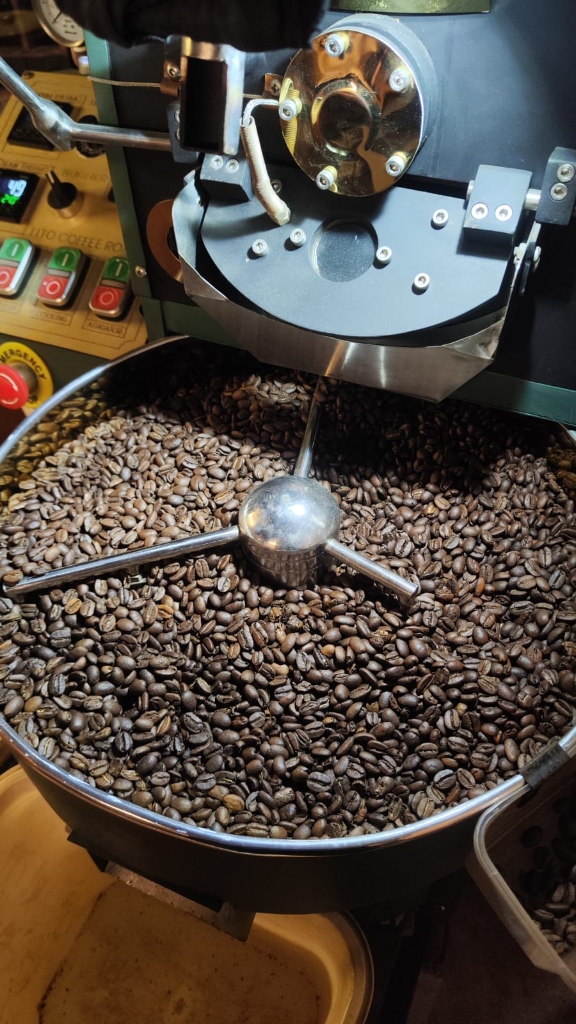 Roasting Machine Close Up
